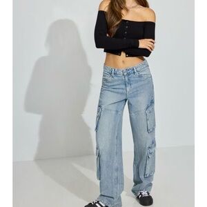 Women's Garage Baggy Cargo Jeans